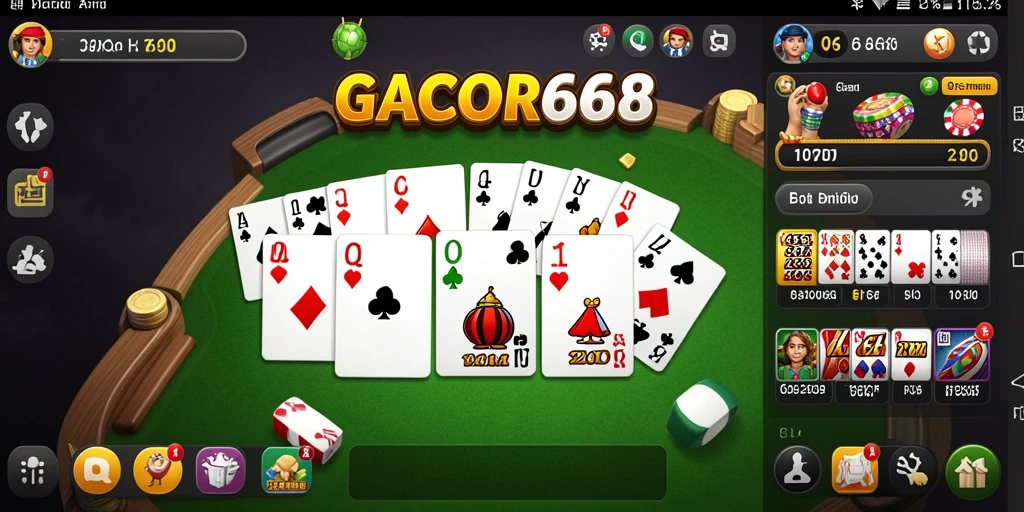 Screenshot gameplay GACOR668 menampilkan momen seru saat bermain Domino.