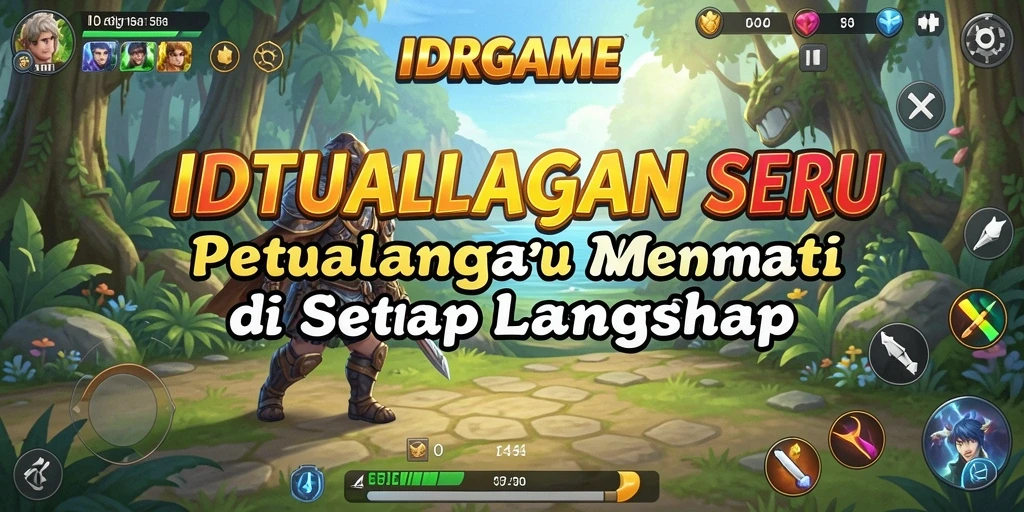 Screenshot gameplay IDRGAME yang menampilkan aksi petualangan seru.