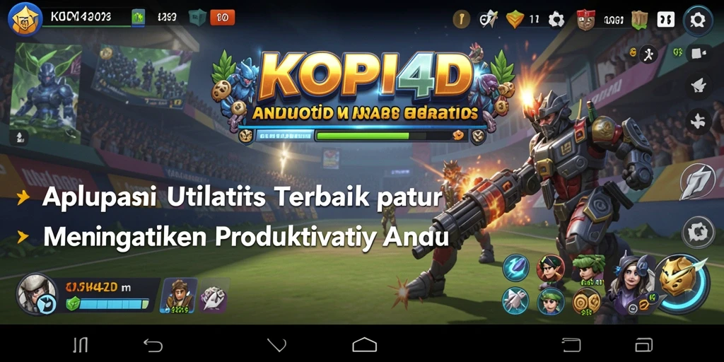 Tampilan utama KOPI4D dengan fitur pengaturan tugas dan pengingat.