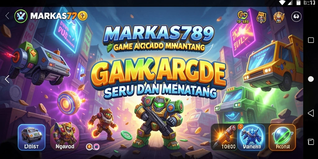 Tangkapan layar gameplay <strong>MARKAS789</strong> menunjukkan aksi seru dalam permainan Arcade.