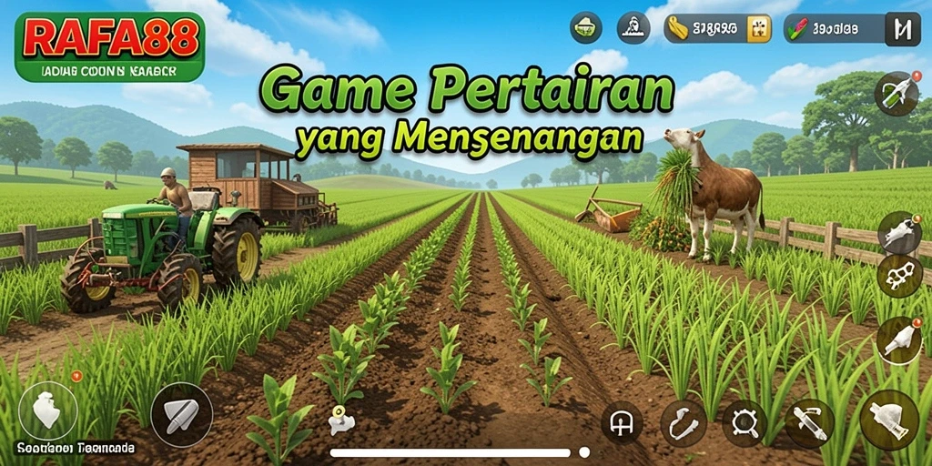 Screenshot gameplay Farming RAFA88 dengan grafis menarik.