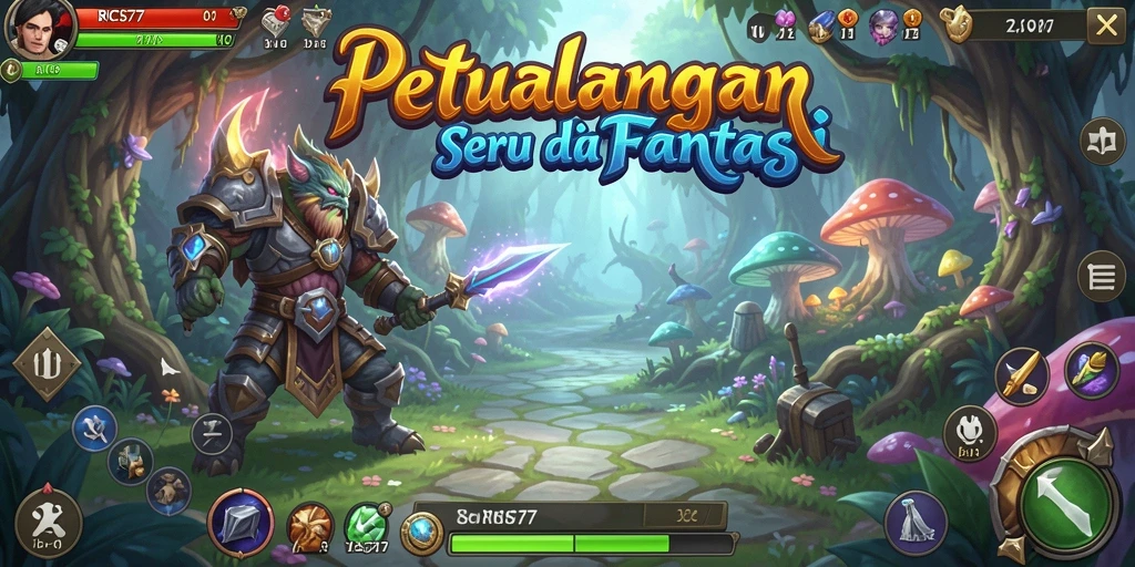 Tampilan menarik dari gameplay RICIS77 dalam dunia petualangan.