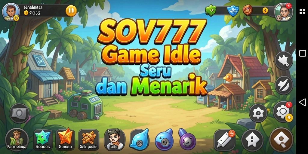 Screenshot gameplay SOV777 menampilkan karakter dan sumber daya yang dikelola dengan baik.