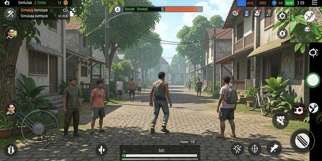 Tampilkan gameplay menarik dari VC55 dalam simulasi kehidupan.